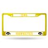 Iowa Hawkeyes Team Color Chrome License Plate Frame