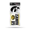 Iowa Hawkeyes Double Up Die Cut Decal Set