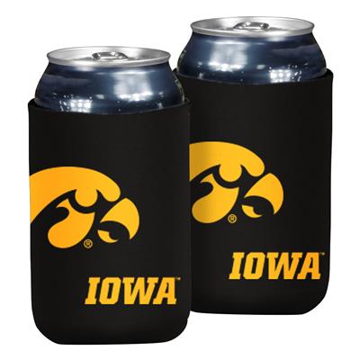 Iowa Hawkeyes Oversized Logo Flat Coozie