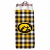 Iowa Hawkeyes Plaid Slim Coozie