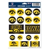 Iowa Hawkeyes Vinyl Sticker Sheet - 5" x 7"