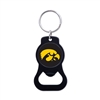 Iowa Hawkeyes Bottle Opener Keychain - Black