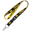 Iowa Hawkeyes Logo Lanyard by WinCraft - Black/Yellow