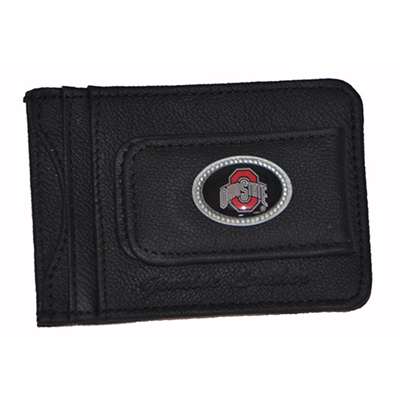 Ohio State Leather Card Holder Money Clip