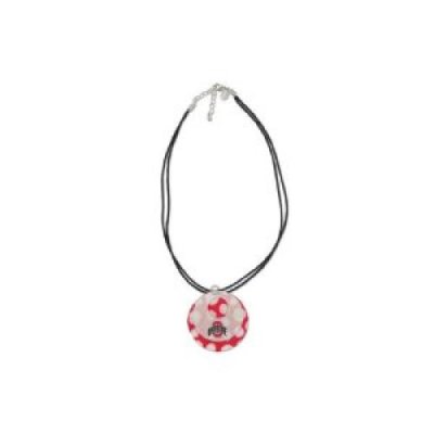 Ohio State Capiz Double Shell Necklace