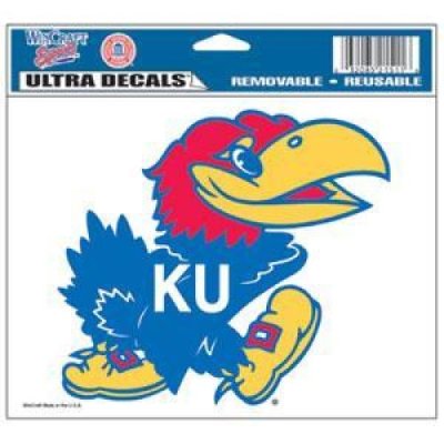 Kansas Jayhawks Ultra Decal 5" X 6"