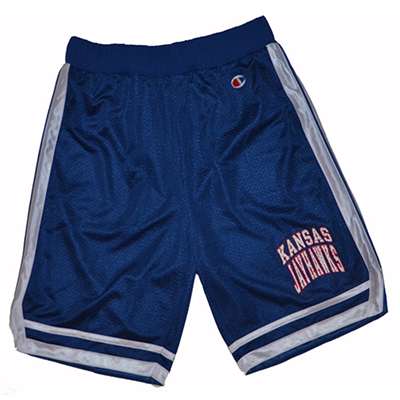 Kansas Jayhawks Basketball Shorts by Champion Men s Blue