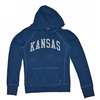 Kansas Jayhawks Hooded Sweatshirts - Ladies Hoody By League - Regatta Blue