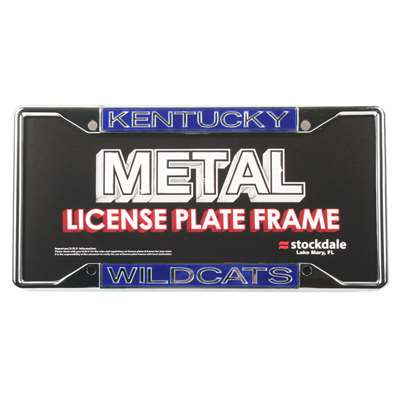 Kentucky Wildcats Metal Inlaid Acrylic License Plate Frame