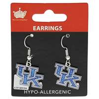 Kentucky Wildcats Glitter Dangler Earrings