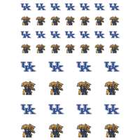 Kentucky Wildcats Small Sticker Sheet - 2 Sheets