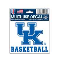 Kentucky Wildcats Decal 3" X 4" - Basketball