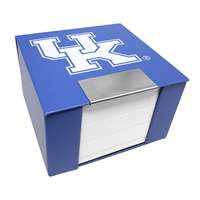 Kentucky Wildcats Leather Memo Cube Holder