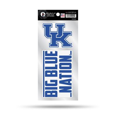 Kentucky Wildcats Double Up Die Cut Decal Set