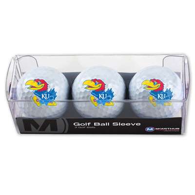 Kansas Jayhawks Golf Balls - 3 Pack