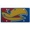 Kansas Jayhawks Full Color Mega Inlay License Plate