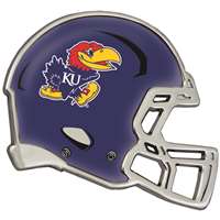 Kansas Jayhawks Auto Emblem - Helmet