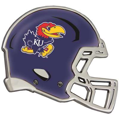 Kansas Jayhawks Auto Emblem - Helmet