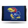 Kansas Jayhawks Nylon Tri-Fold Wallet