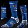 Kansas Jayhawks Strapped Fit 2.0 Socks - Royal