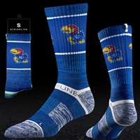 Kansas Jayhawks Strapped Fit 2.0 Socks - Royal