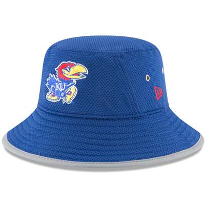 Kansas Jayhawks New Era Team Training Bucket Hat