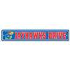 Kansas Jayhawks Plastic Street Sign