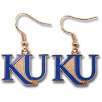 Kansas Jayhawks Dangler Earrings