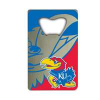 Kansas Jayhawks Steel Credit Card Bottle Opener