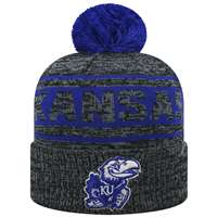 Kansas Jayhawks Top of the World Sock It 2 Me Knit Beanie