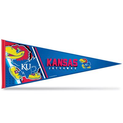 Kansas Jayhawks 12" x 30" Soft Felt Pennant