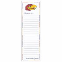 Kansas Jayhawks Magnetic To Do List Pad