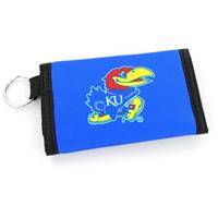 Kansas Jayhawks Nylon Wallet Keychain