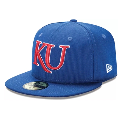 Kansas Jayhawks New Era 5950 Fitted Baseball Hat -