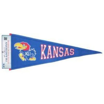 kansas jayhawks pennant