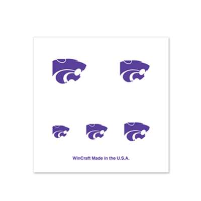 Kansas State Wildcats Fingernail Tattoos - 4 Pack