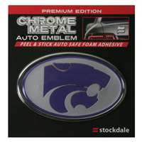 Kansas State Wildcats Oval Auto Emblem