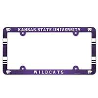 Kansas State Wildcats Plastic License Plate Frame