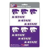 Kansas State Wildcats Mini Decals - 12 Pack