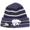 Kansas State Wildcats New Era Vintage Stripe Beanie