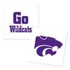 Kansas State Wildcats Temporary Tattoo - 4 Pack