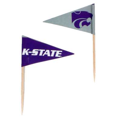 Kansas State Wildcats Toothpick Flag - 36 Pack