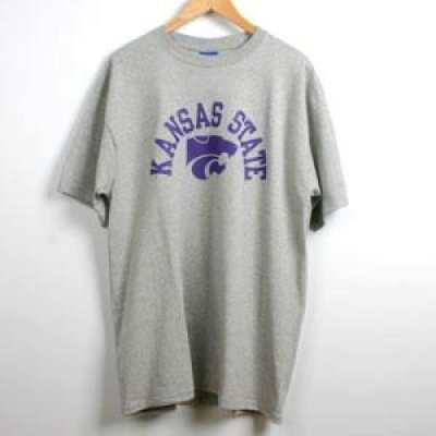 Kansas State T-shirt By Champion - Arched Kansas State Over Powercat ...