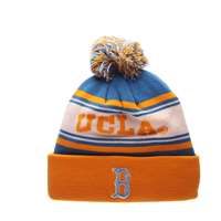 UCLA Bruins Zephyr Finish Line Pom Knit Beanie