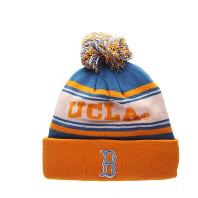 UCLA Bruins Zephyr Finish Line Pom Knit Beanie