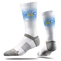 UCLA Bruins Strideline Premium Crew Sock - White