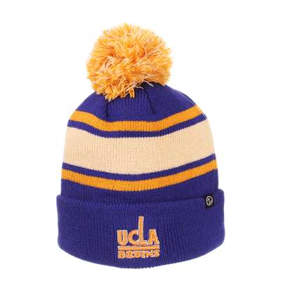 UCLA Bruins Zephyr Tradition Vintage Pom Knit Beanie