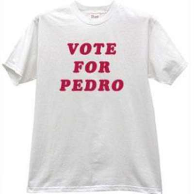Vote for Pedro T-shirt - White
