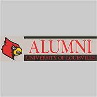 Louisville Cardinals Die Cut Decal Strip - Alumni