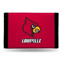 Louisville Cardinals Nylon Tri-Fold Wallet